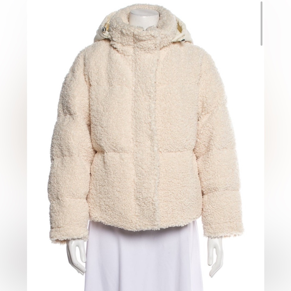 Maje Faux Fur Teddy Coat